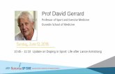 Professor of Sport and Exercise Medicine Dunedin … North/Sun_plenary_1045 Gerrard.pdfProf David Gerrard Professor of Sport and Exercise Medicine Dunedin School of Medicine 10:45