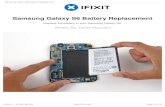 Samsung Galaxy S6 Battery Replacement - ifixit-guide … · INTRODUCTION Use this guide to replace the battery in your Samsung Galaxy S6. This guide involves removing the rear glass.