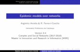 Argimiro Arratia & R. Ferrer-i-Cancho Version 0.4 …CSN/slides/11epidemic.pdfClassic epidemic models (full mixing) Epidemic models over networks Epidemic models over networks Argimiro