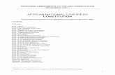 AFRICAN NATIONAL CONGRESS CONSTITUTION · NOVEMBER 2007 1 AFRICAN NATIONAL CONGRESS CONSTITUTION As amended by and adopted at the 52nd National Conference, December 2007. ... in all