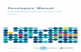 Developers’ Manual - Water Corporation Water supply concept plan ... Welcome to the Water Corporation’s Developers’ Manual. ... accordance with this manual, design standards