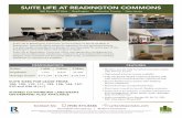 SUITE LIFE AT READINGTON COMMONS - Larken Associates · Suite Life at Readington Commons offers next generation workspaces for ... Bridgewater Commons 400 Commons Way (908) …