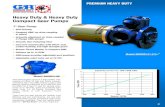 Heavy Duty & Heavy Duty Compact Gear Pumps - … · Heavy Duty & Heavy Duty Compact Gear Pumps 1" Gear Pump: Self-Priming Compact GMC-no drive coupling or guard Accurate alignment