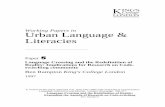 Working Papers in Urban Language & Literacies - King's … ·  · 2017-06-22Working Papers in Urban Language & Literacies ... constraints of ordinary social order were relaxed and