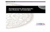26 NOVEMBER, 2012 PROGRAMME STANDARDS: ISLAMIC STUDIES Standards post MQA Council... · 26 november, 2012 programme standards: islamic studies 1 يحرلا نمحرلا الله سب