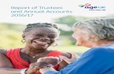 Report of Trustees and Annual Accounts 2016/17 - Age UK · Report of Trustees and Annual Accounts 2016/17 3 Overview ... network publish their own Annual Reports and Accounts. ...
