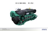 D13 MH/MG R1/R2 - palmerpower.com · The D13 base engine is used within the Volvo group for several different ... Volvo Penta 12 2014-07-25 D13 MH/MG Miller inlet valve timing ...