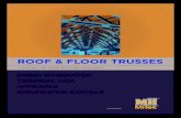 ROOF & FLOOR TRUSSES - MiTek Residential … MANUAL FOR ARCHITECTS AND ENGINEERS ROOF & FLOOR TRUSSES DESIGN INFORMATION TECHNICAL DATA APPROVALS SPECIFICATION & DETAILS TM Roof-Floor