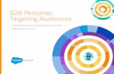 B2B Personas: Targeting Audiences - a.sfdcstatic.com · B2B marketing strategy. ... Vertical Effect on B2B Personas ... The B2B Persona Report is the first large-scale research project
