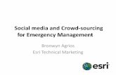 Social media and Crowd-sourcing for Emergency Managementmedia.govtech.net/MeganT/San_Diego/Bronwyn_Agrios-Esri--Social... · Social media and Crowd-sourcing for Emergency Management