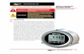 .0 DESCRIPTION - Altronic, LLC · .0 DESCRIPTION . The Altronic DSG-1611DUPS Digital Bargraph Setpoint Gauge is ... Although the gauge is designed for monitoring pressure, temperature,