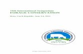 16th International Symposium FORAGE CONSERVATION · 16th international symposium forage conservation ... on the fermentation and aerobic stability of sorghum silage ... farm-scale