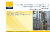 Low CO2 production in European food and beverage industry ... · Low CO2 production in European food and beverage industry ... in the food and beverage industry in Austria ... •