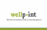 WCB 101: An Employers Guide to Injury Management · Record any reported workplace injury or illness and provide a copy of that record to the worker. Details that must be recorded:-name