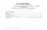 Warfarin Management - Adult - Inpatient Clinical Practice ... · Companion Documents 1. Warfarin Management – Adult – Ambulatory Clinical Practice Guideline 2.