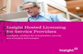 Insight Hosted Licensing for Service Providers Hosted Licensing for Service Providers ... Veeam The Veeam Cloud ... The sales models available for service providers are: