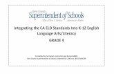 Integrating the CA ELD Standards Into K-12 English …kern.org/.../uploads/sites/25/sites/25/2016/07/Grade-4.pdfIntegrating the CA ELD Standards Into K-12 English Language Arts/Literacy