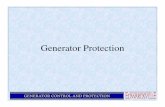 Ch 11 - Generator Protection - My Protection Guide - My Protection … ·  · 2016-05-07GENERATOR CONTROL AND PROTECTION Generator Protection G 64F 60 51N 24 87T 81U 47 62 27 87G