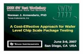 A Cost-Effective Approach for Wafer Level Chip Scale ... Cost-Effective Approach for Wafer Level Chip Scale Package Testing ... WLCSP- wafer level chip scale package ... Initial Price