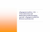 Appendix G – Technical Methodology and Approach … Technical Methodology and Approach Document describes the methodology that the ... definition approach is provided in Section