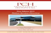 Patient Services Directory - Prince Edward Island · 2 Patient Services Directory Welcome to Prince County Hospital (PCH) Prince County Hospital has been providing quality healthcare