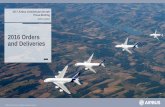 2016 Orders and Deliveries - Airbus · 2016 Orders and Deliveries ... factors that could cause actual results and developments to differ materially from those expressed or ... •Including