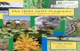 The INHS IDOT Programs · INHS IDOT Programs 2013 Staff List Heske, Edward J., PhD Program Advisor Wetlands Vegetation and Soils Program Wilm, Brian, MA Wetlands Program Leader