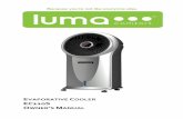 E COOLER EC110S O MANUAL - Luma Comfortcdn.lumacomfort.com/manuals/luma-comfort-ec110s-manual.pdf · if you would simply like to share an ... COOLER/HUMIDIFIER = Controls cooling/humidification