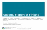 National Report of Finland - Lantmäteriet · National Report of Finland P. Häkli 1, ... • National Land Survey of Finland opened some data sets free of ... tacheometry) • Guidelines