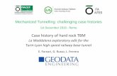 Mechanized Tunnelling: challenging case histories - TIM · Mechanized Tunnelling: challenging case histories –01 December 2016 ‐Rome The HSR network inEurope: like agiantMetro‐System