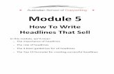 How To Write Headlines That Sell - Amazon S3€¦ · How To Write Headlines That Sell ... If the copy offers news or helpful information or promises a reward for paying attention,