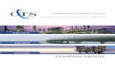 CORROSION TECHNOLOGY SERVICES - ctsonline.comctsonline.com/wp-content/uploads/2015/05/CTS-CORPORATE-BROCHURE1.pdfsupply, installation supervision, commissioning and maintenance of
