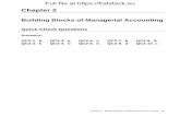 Building Blocks of Managerial Accounting - Frat Stock · Full file at 70 Managerial Accounting 2e Solutions Manual Short Exercises (5 min.) S 2-1 X-Treme is a merchandiser, because