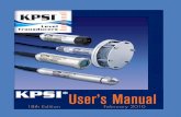 KPSI User’s Manual - Test Measurement Instruments Systems, Inc. KPSI Level and Pressure Transducers User’s Manual Page 3 Sacrificial Anodes provide cathodic protection against