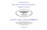 CITY OF COLUMBUS · DIRECTORY CITY OF COLUMBUS ... Developers, Construction Suppliers, Construction Management ... Superior Elevator Technologies, ...