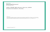 HPE 3PAR Windows Server 2003 Implementation Guideh20628. · HPE 3PAR Windows Server 2003 Implementation Guide Part Number: QL226-99600 Published: June 2017 Abstract This implementation