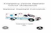 95 EVOC Instructor Guide - NHTSAnhtsa.gov/people/injury/ems/95 EVOC Instructor Guide.pdf · Federal Agencies General Services Administration. M.L. Globerman, Chief, Vehicle Engineering