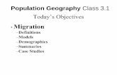 GEOG 141 Migration(Feb07) - University of California, …carr/geog141/GEOG 141_Migrati… ·  · 2007-02-25... 2/3 of people in 20s in last 5 years! ... • African-Americans in