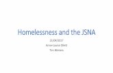 Homelessness and the JSNA - Norwich€¦ · Homelessness and the JSNA 21/04/2017 Anne-Louise Ollett ... Pyscho-social risks ... • How can communities help?