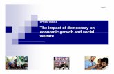 The impact of democracy on economic growth and ... Fall09/3 DPI1403... · economic growth and socialeconomic growth and social ... Develop a Global Partnership for Development ...