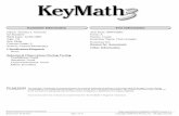 Examinee Information Test Information · KeyMath–3 DA content covers the full ... Tommy's Algebra scale score is 7, which corresponds to a grade equivalent of 2.2. His performance