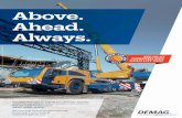 Getting - Vertikal.net · the 600 tonne ATF600G-8 which ... introduced a new 220 tonne Demag AC 220-5 and 250 tonne AC 250-5 ... reach and load chart of any five-axle