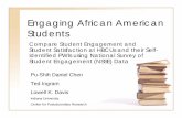 Engaging African American Students - NSSE   African American Students ... HBCU benefits continued ... Microsoft PowerPoint - SAIR_DC-Revised_Daniel_notes.ppt