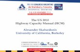 The US 2010 Highway Capacity Manual (HCM) … Highway Capacity Manual The Highway Capacity and Quality of Service (HCQS) Committee of the Transportation Research Board (TRB) oversees