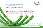 Reservoirs, Dams and Cities - EWA - European Water … European ICOLD Club: Mission and Activities Regional Clubs have been established by ICOLD, the International Commission on Large