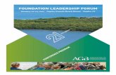 FOUNDATION LEADERSHIP FORUM - AGBagb.org/sites/default/files/u27174/program_2017_forum.pdfGeared toward first-time attendees and newcomers to AGB, the orientation provides an overview