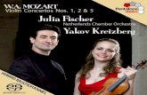 W.A. MOZART Violin Concertos Nos. 1, 2 & 5 Julia Fischer€¦ · Violin Concertos Nos. 1, 2 & 5 W.A. MOZART ... do clearly stand out against the “major” Concertos K.216, ... by