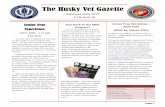 The Husky Vet Gazette - University of Connecticut Husky Vet Gazette ... a doctoral student in the combined ounseling Psychology and School Psychology ... oehringer-Ingelheim Jeff ridges