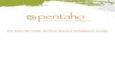 Pentaho BI Suite Archive-Based Installation Guidedocs.huihoo.com/.../pentaho-business-analytics/4.1/install_ziptar.pdf · • Schema Workbench • Pentaho Data Integration • Metadata