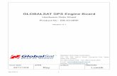 GLOBALSAT GPS Engine Boardusglobalsat.com/store/download/705/eb_5318re_user_manual.pdf · Product No : EB-5318RF Version 0.1 Globalsat Technology Corporation 16F., ... Website: Issue